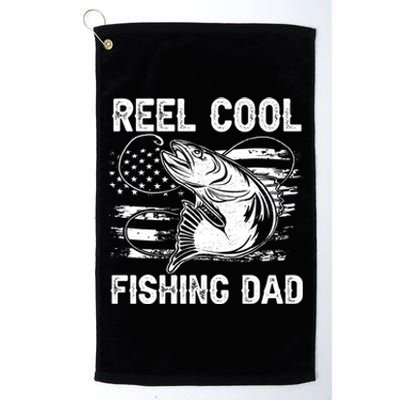 Fishing Stuff For Fathers Day Reel Cool Dad American Flag Meaningful Gift Platinum Collection Golf Towel