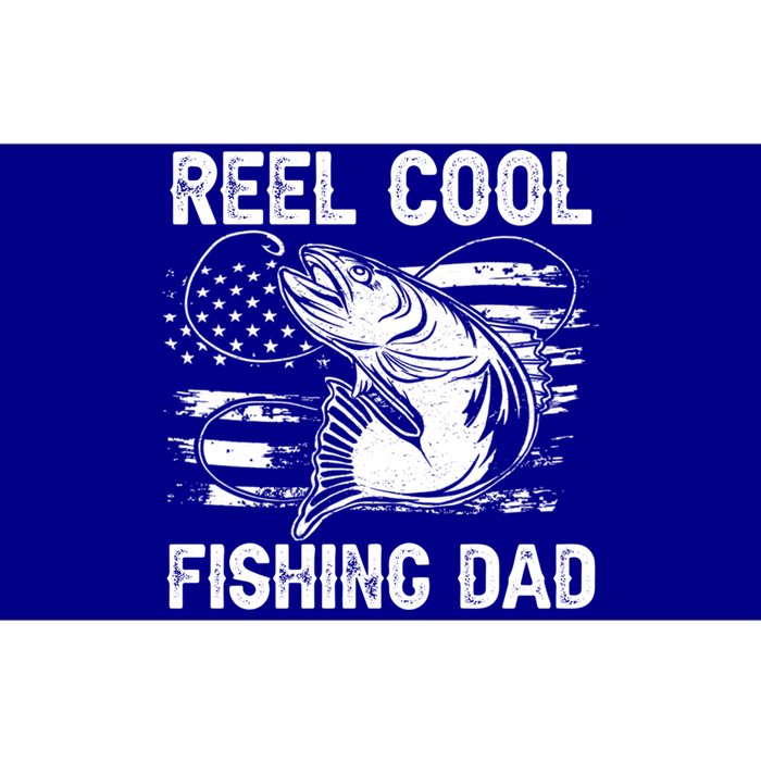 Fishing Stuff For Fathers Day Reel Cool Dad American Flag Meaningful Gift Bumper Sticker