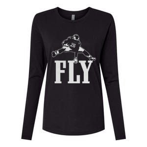 Fly Saquon Fly E.A.G.L.E.S Barkley The Reverse Hurdle 2024 Womens Cotton Relaxed Long Sleeve T-Shirt