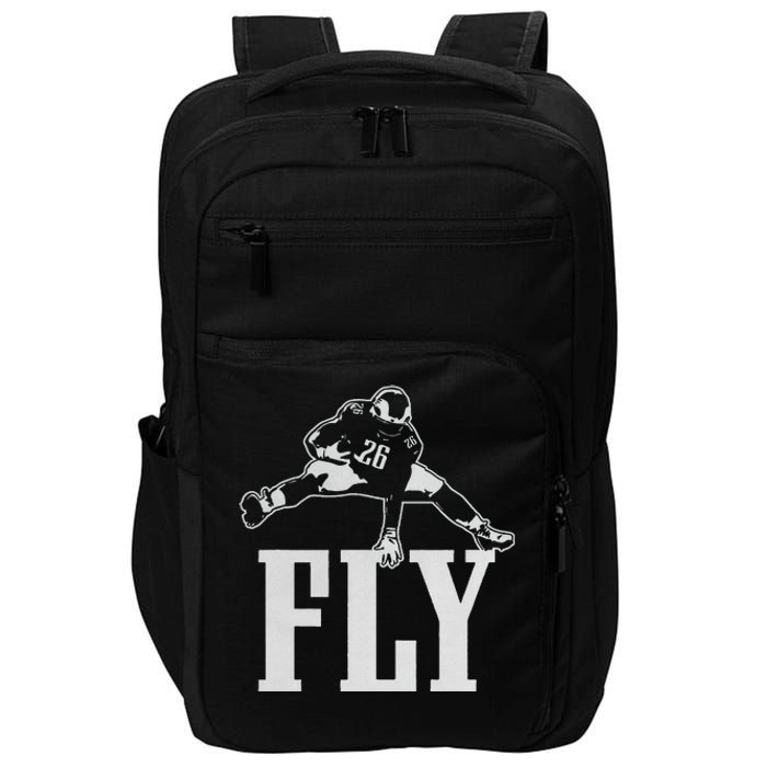 Fly Saquon Fly E.A.G.L.E.S Barkley The Reverse Hurdle 2024 Impact Tech Backpack