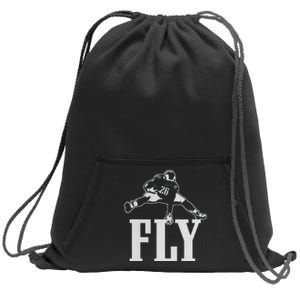 Fly Saquon Fly E.A.G.L.E.S Barkley The Reverse Hurdle 2024 Sweatshirt Cinch Pack Bag