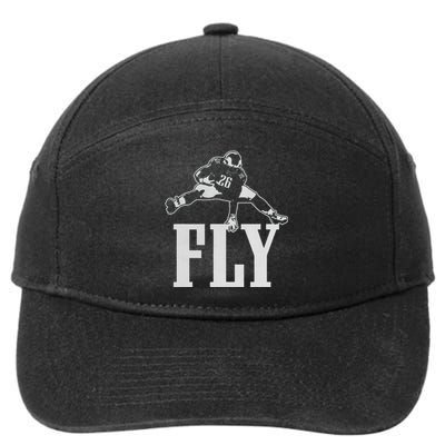 Fly Saquon Fly E.A.G.L.E.S Barkley The Reverse Hurdle 2024 7-Panel Snapback Hat