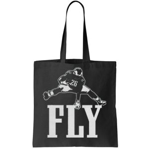 Fly Saquon Fly E.A.G.L.E.S Barkley The Reverse Hurdle 2024 Tote Bag