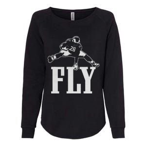 Fly Saquon Fly E.A.G.L.E.S Barkley The Reverse Hurdle 2024 Womens California Wash Sweatshirt