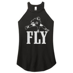 Fly Saquon Fly E.A.G.L.E.S Barkley The Reverse Hurdle 2024 Women's Perfect Tri Rocker Tank