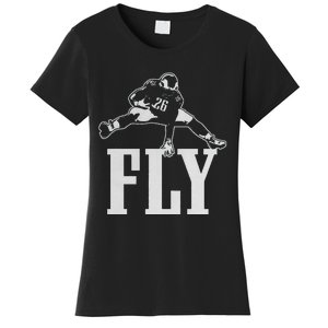 Fly Saquon Fly E.A.G.L.E.S Barkley The Reverse Hurdle 2024 Women's T-Shirt