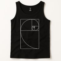 Fibonacci Spiral Fibonacci Golden Ratio Tank Top