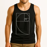Fibonacci Spiral Fibonacci Golden Ratio Tank Top