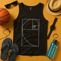 Fibonacci Spiral Fibonacci Golden Ratio Tank Top
