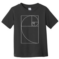Fibonacci Spiral Fibonacci Golden Ratio Toddler T-Shirt