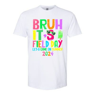 Funny School Field Day Gaming Teacher Field Day 2024 Gift Softstyle® CVC T-Shirt