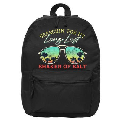 Funny Searching For My Long Lost Shaker Of Salt Shaker 16 in Basic Backpack