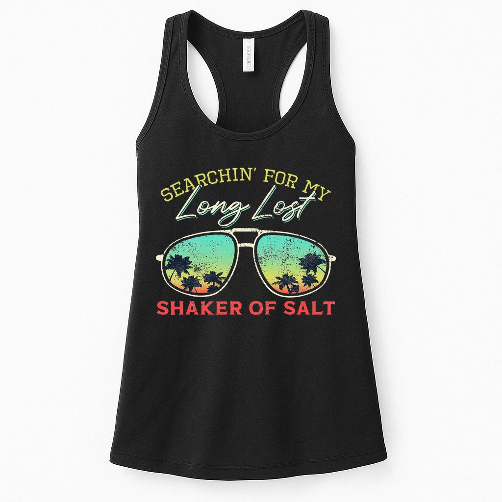 Funny Searching For My Long Lost Shaker Of Salt Shaker Womens Tank Top