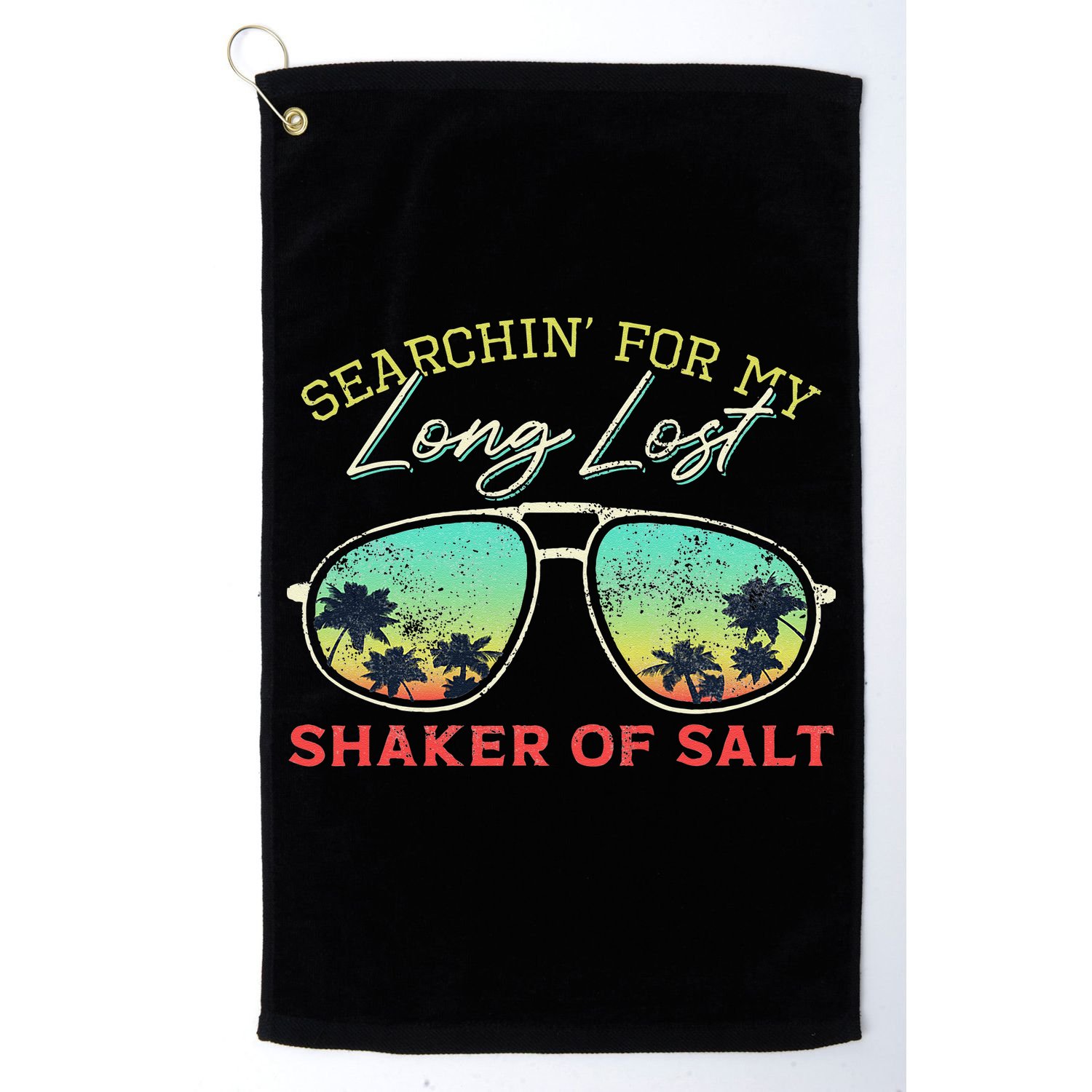 Funny Searching For My Long Lost Shaker Of Salt Shaker Golf Towel