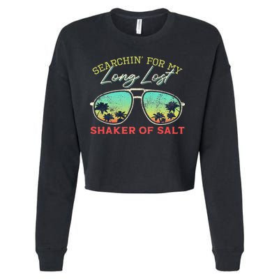Funny Searching For My Long Lost Shaker Of Salt Shaker Cropped Pullover Crew