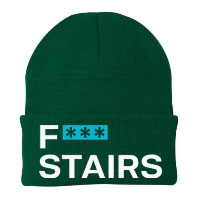 Fck Stair Fuck Stair Funny Saying Knit Cap Winter Beanie