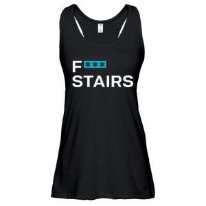 Fck Stair Fuck Stair Funny Saying Ladies Essential Flowy Tank