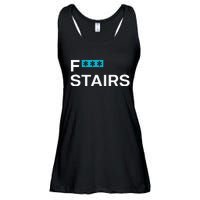 Fck Stair Fuck Stair Funny Saying Ladies Essential Flowy Tank