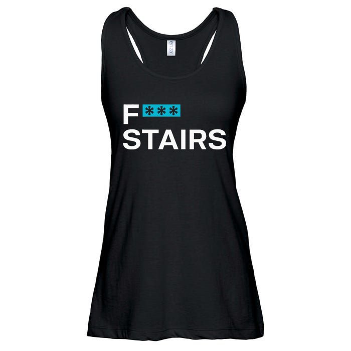 Fck Stair Fuck Stair Funny Saying Ladies Essential Flowy Tank