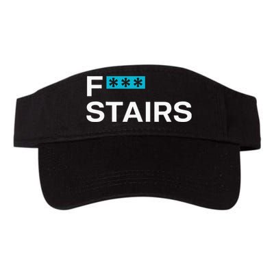 Fck Stair Fuck Stair Funny Saying Valucap Bio-Washed Visor