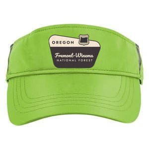 Fremontwinema State Forest Oregon Welcome Sign Vacation Gift Adult Drive Performance Visor