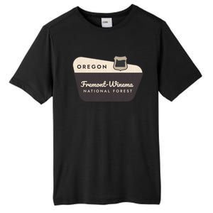 Fremontwinema State Forest Oregon Welcome Sign Vacation Gift Tall Fusion ChromaSoft Performance T-Shirt