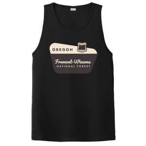 Fremontwinema State Forest Oregon Welcome Sign Vacation Gift PosiCharge Competitor Tank