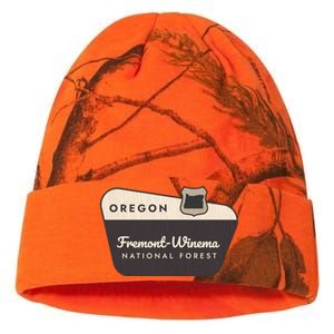 Fremontwinema State Forest Oregon Welcome Sign Vacation Gift Kati Licensed 12" Camo Beanie