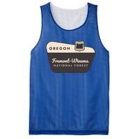 Fremontwinema State Forest Oregon Welcome Sign Vacation Gift Mesh Reversible Basketball Jersey Tank