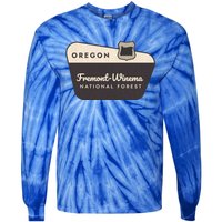 Fremontwinema State Forest Oregon Welcome Sign Vacation Gift Tie-Dye Long Sleeve Shirt