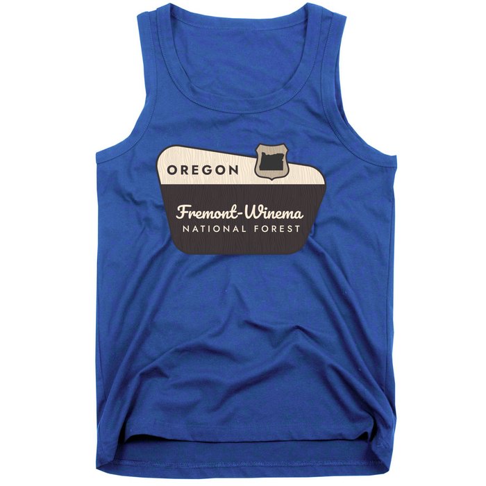 Fremontwinema State Forest Oregon Welcome Sign Vacation Gift Tank Top