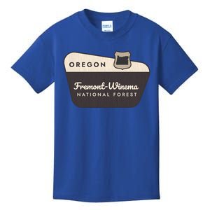 Fremontwinema State Forest Oregon Welcome Sign Vacation Gift Kids T-Shirt