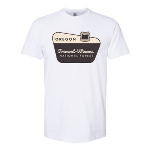 Fremontwinema State Forest Oregon Welcome Sign Vacation Gift Softstyle CVC T-Shirt