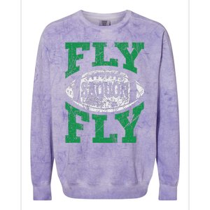 Fly Saquon Fly E.A.G.L.E.S Barkley The Reverse Hurdle 2024 Colorblast Crewneck Sweatshirt