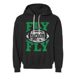 Fly Saquon Fly E.A.G.L.E.S Barkley The Reverse Hurdle 2024 Garment-Dyed Fleece Hoodie