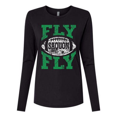 Fly Saquon Fly E.A.G.L.E.S Barkley The Reverse Hurdle 2024 Womens Cotton Relaxed Long Sleeve T-Shirt