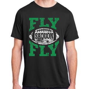 Fly Saquon Fly E.A.G.L.E.S Barkley The Reverse Hurdle 2024 Adult ChromaSoft Performance T-Shirt