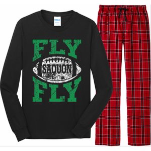 Fly Saquon Fly E.A.G.L.E.S Barkley The Reverse Hurdle 2024 Long Sleeve Pajama Set