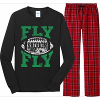 Fly Saquon Fly E.A.G.L.E.S Barkley The Reverse Hurdle 2024 Long Sleeve Pajama Set