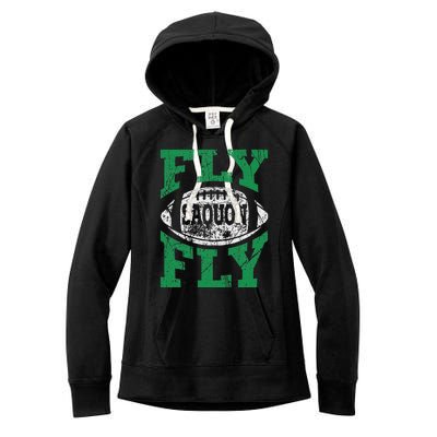 Fly Saquon Fly E.A.G.L.E.S Barkley The Reverse Hurdle 2024 Women's Fleece Hoodie