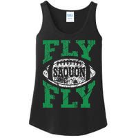 Fly Saquon Fly E.A.G.L.E.S Barkley The Reverse Hurdle 2024 Ladies Essential Tank