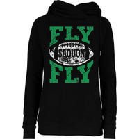 Fly Saquon Fly E.A.G.L.E.S Barkley The Reverse Hurdle 2024 Womens Funnel Neck Pullover Hood