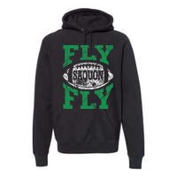 Fly Saquon Fly E.A.G.L.E.S Barkley The Reverse Hurdle 2024 Premium Hoodie