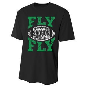 Fly Saquon Fly E.A.G.L.E.S Barkley The Reverse Hurdle 2024 Performance Sprint T-Shirt