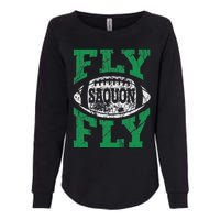 Fly Saquon Fly E.A.G.L.E.S Barkley The Reverse Hurdle 2024 Womens California Wash Sweatshirt