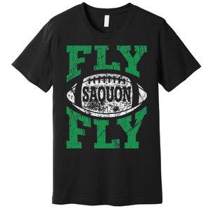 Fly Saquon Fly E.A.G.L.E.S Barkley The Reverse Hurdle 2024 Premium T-Shirt