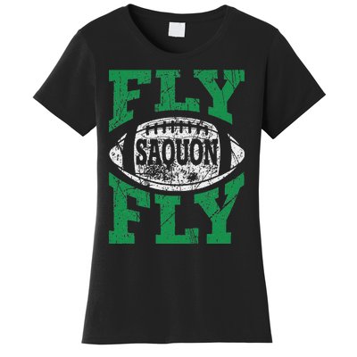 Fly Saquon Fly E.A.G.L.E.S Barkley The Reverse Hurdle 2024 Women's T-Shirt