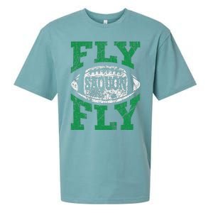 Fly Saquon Fly E.A.G.L.E.S Barkley The Reverse Hurdle 2024 Sueded Cloud Jersey T-Shirt