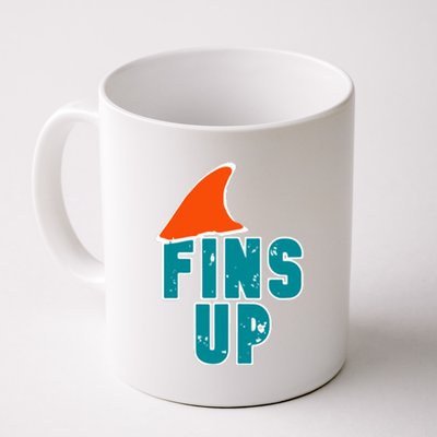 Funny Sport Fins Up Gift For Miami Fan Coffee Mug