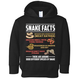 Funny Snake Facts Herpetology Toddler Hoodie